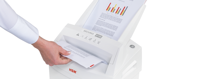 HSM Securio C14 P4 Cross Cut Shredder - German Made - 3 Year Warranty - View #11