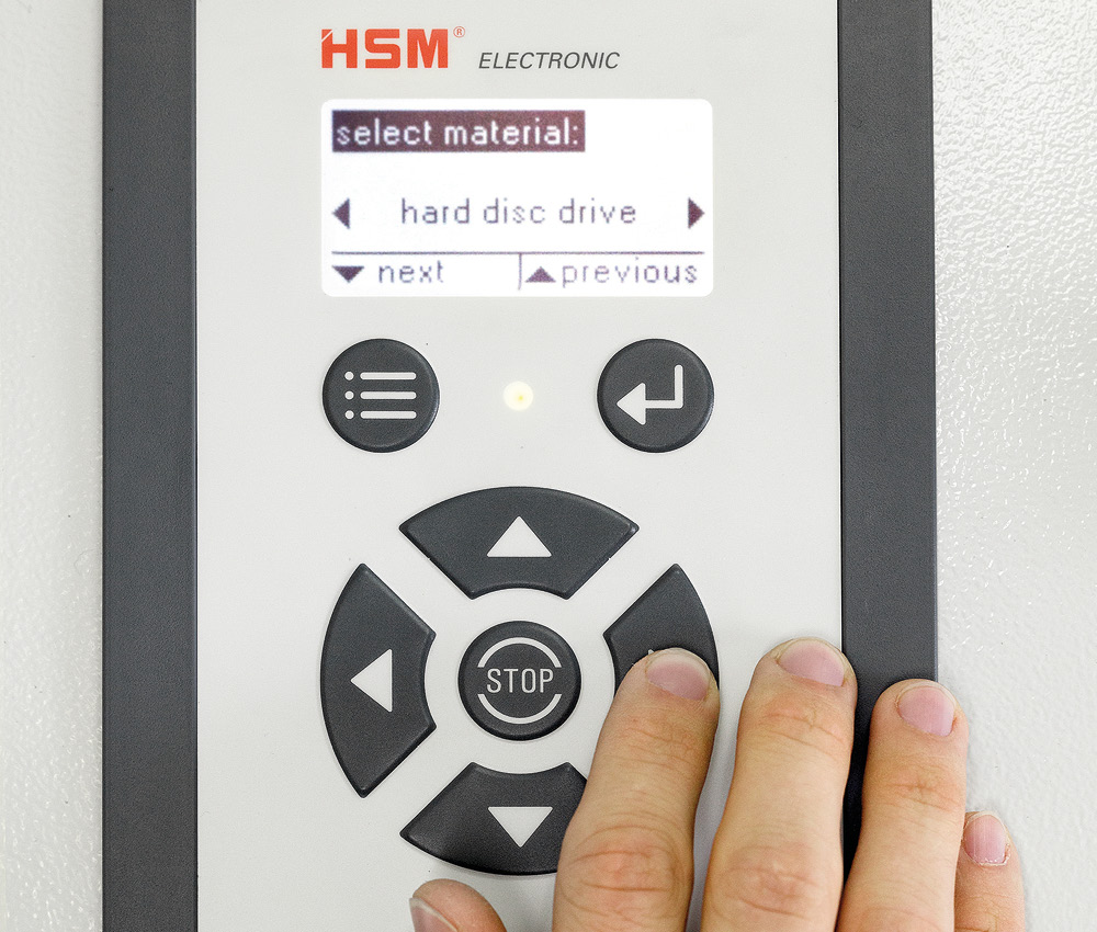 HSM HDS 230-1 Hard Drive & Multimedia Shredder