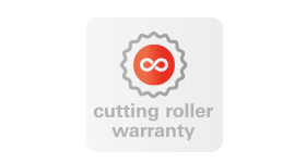 Lifetime warranty on steel cutting rollers